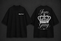 Oversize black Jesus Gang Tee