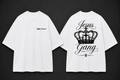 Oversize white Jesus Gang Tee